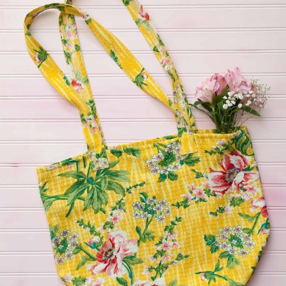 April Cornell Market Tote Bag Water Lily NWT - Picture 3 of 4